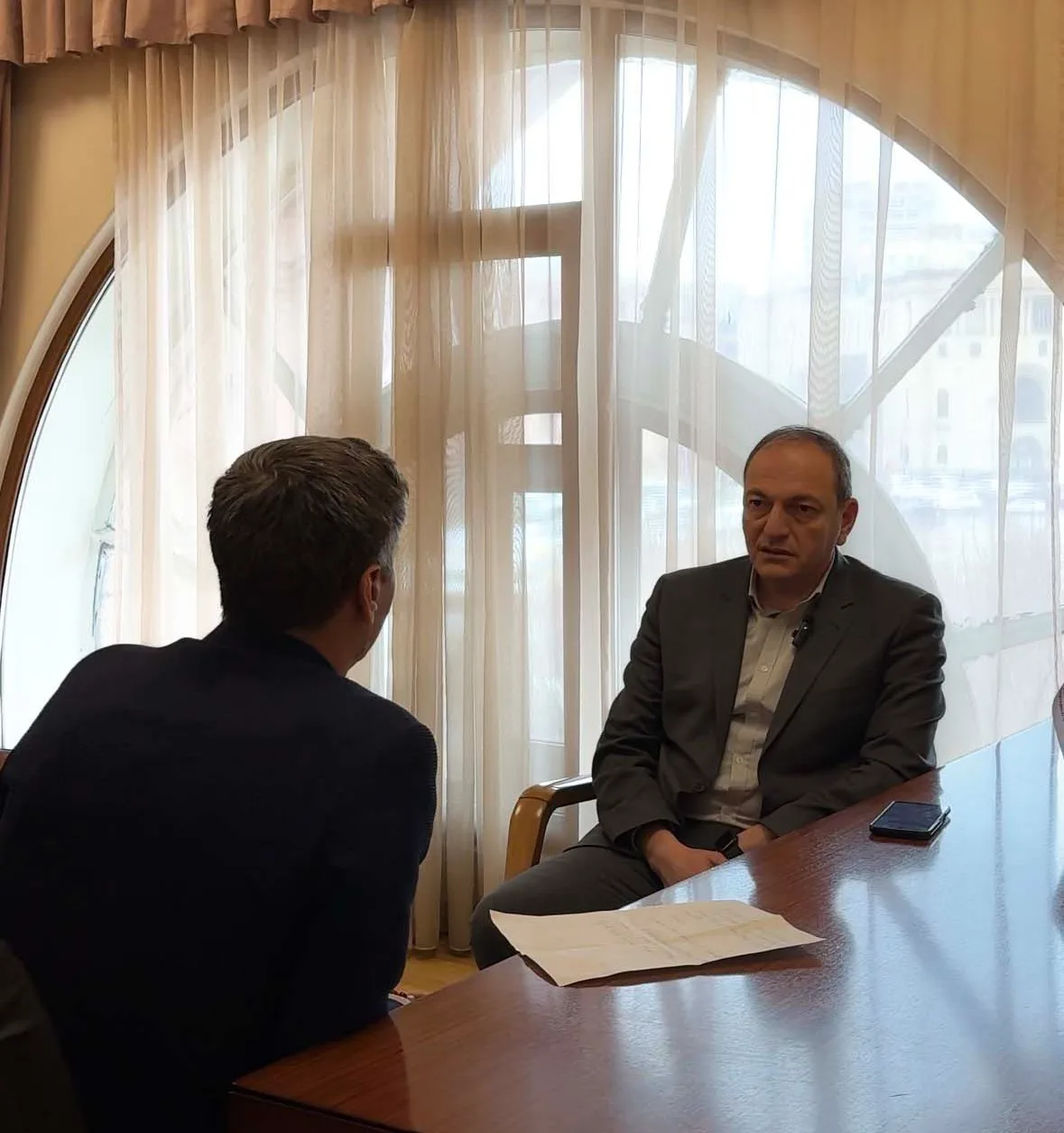Samvel Kharazyan's interview with the Armenian news agency Armenpress 1