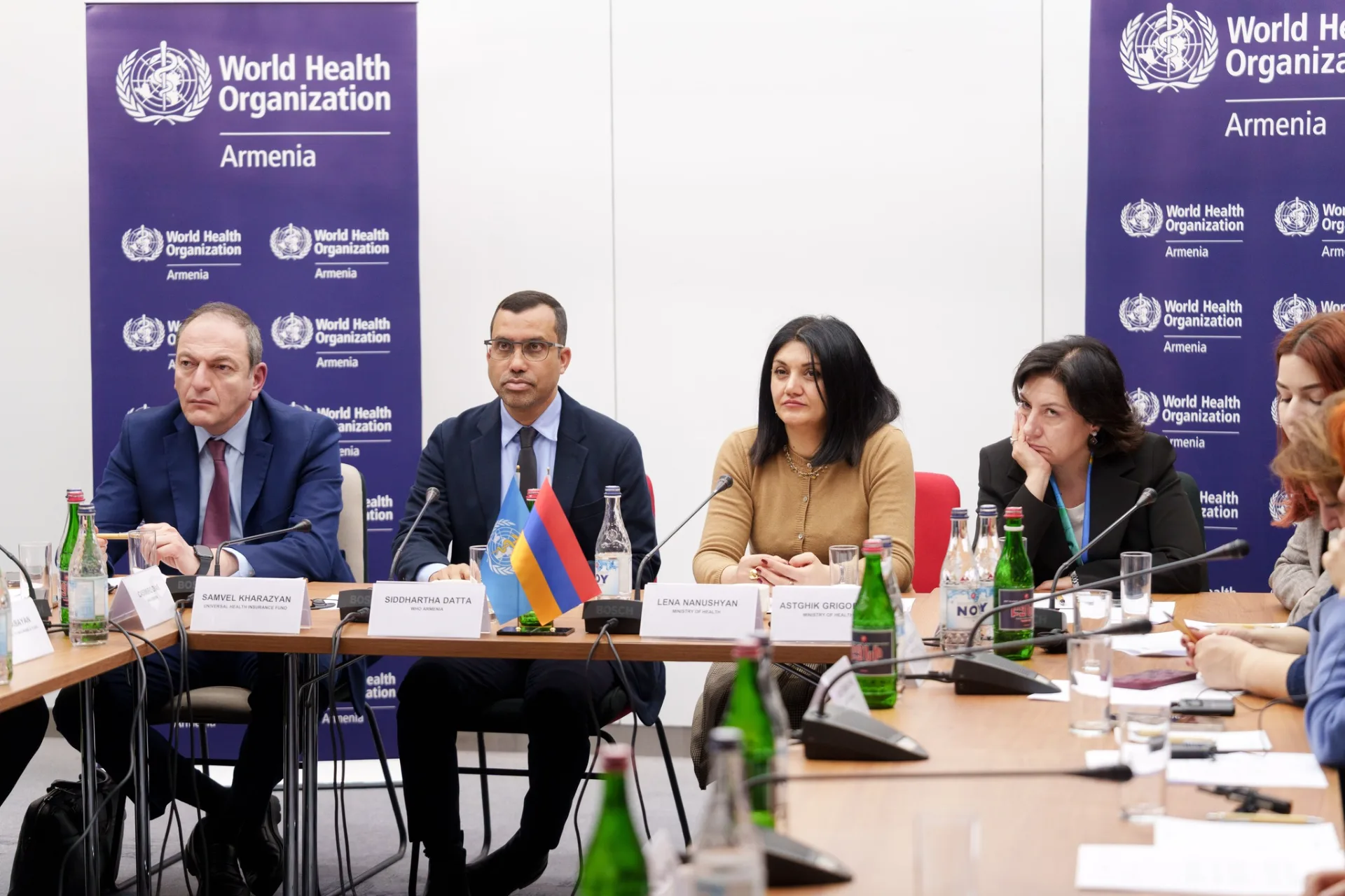 Meeting and discussion with the World Health Organization 1