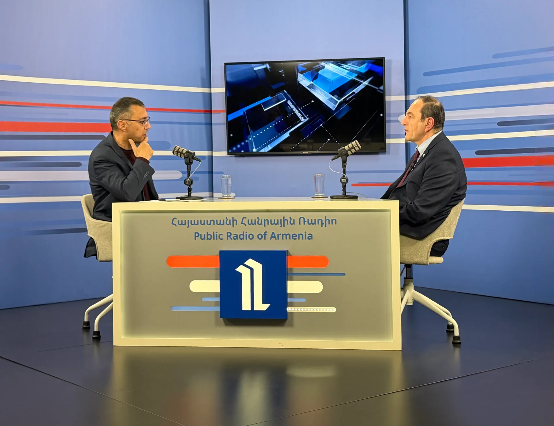 Samvel Kharazyan presented the main principles of UHI system financing and the medical services provided within the framework of the system on Public Radio of Armenia 1